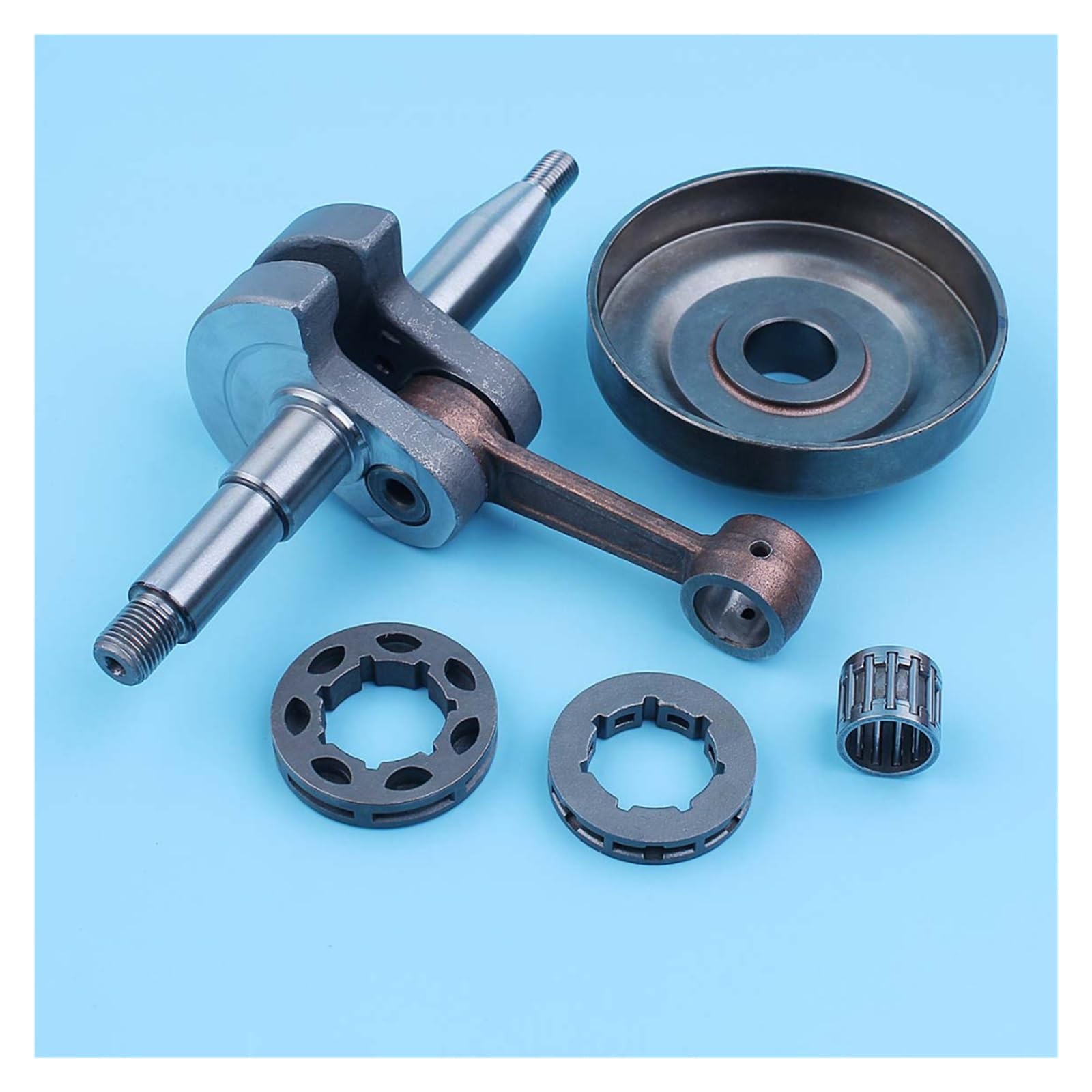 Cigüeñal embrague tambor rueda dentada llanta aguja cojinete Kit for Husqvarna 340 345 350 motosierra 503 85 80-71
