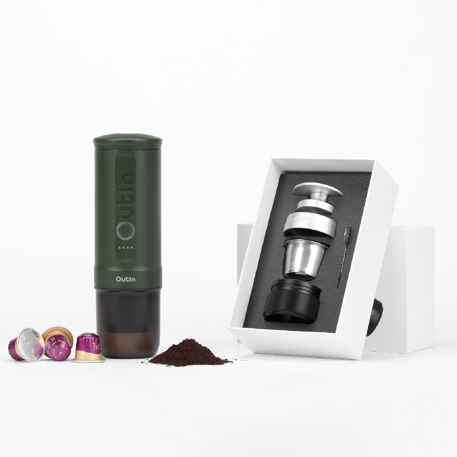 Amazon.com | OutIn Nano Complete set Portable Espresso Machine