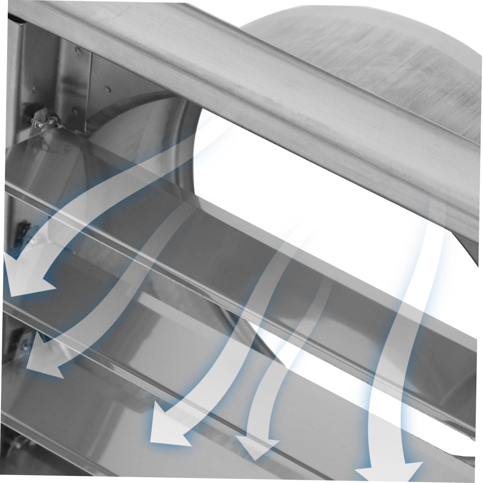NUOBESTY Rejilla de Ventilación Cuadrada Color Plata de Acero Inoxidable Cubierta de Ventilación y Duradera para Baño y Edificios Comerciales
