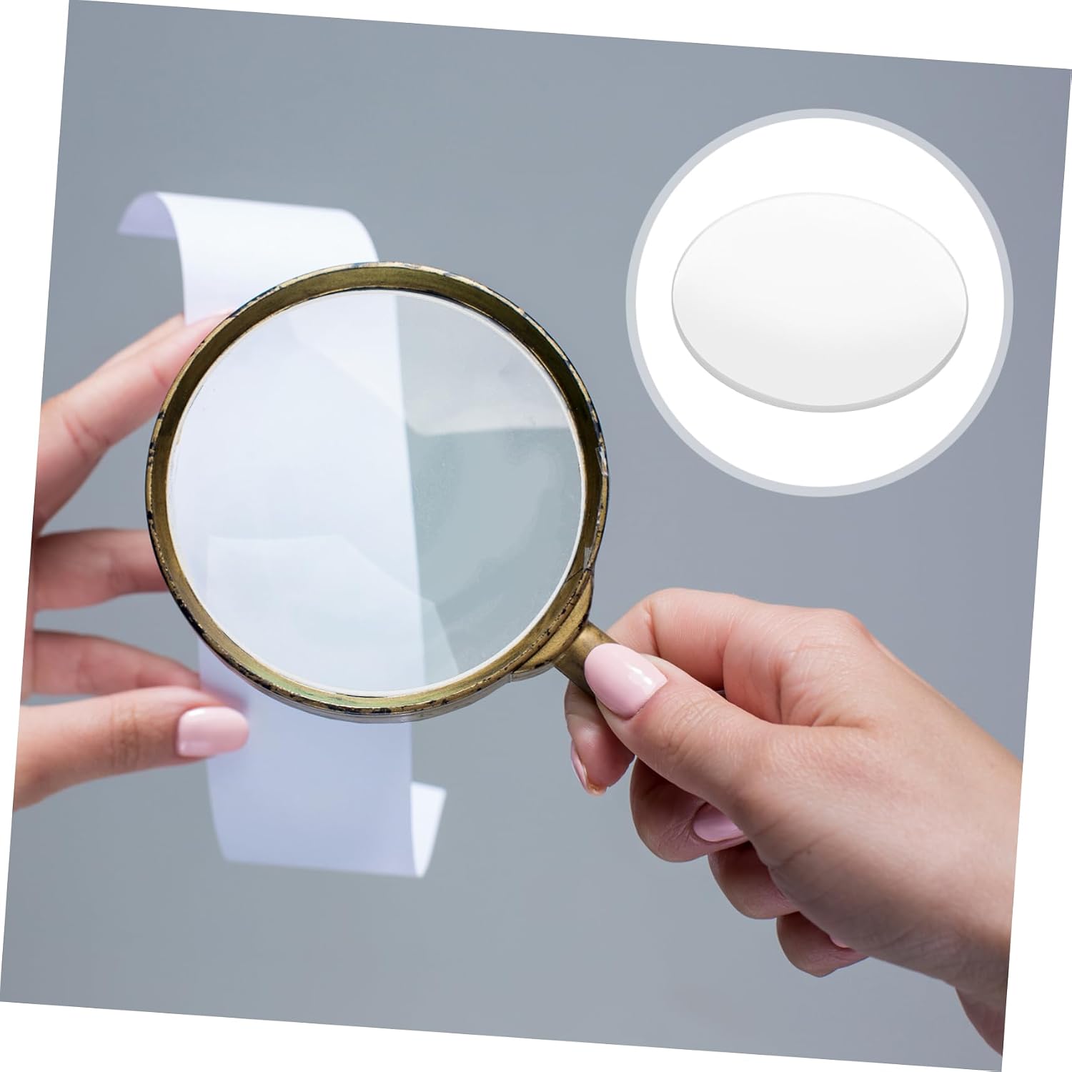 Double Convex Glass Lens for Physics Education and Telescope Optics