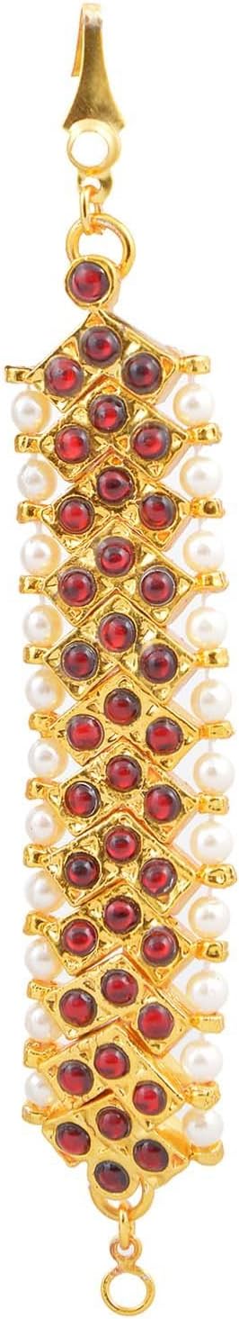 Khushi Purchase Women's Gold Finish Kempu V Shaped Muthu Matal Gold