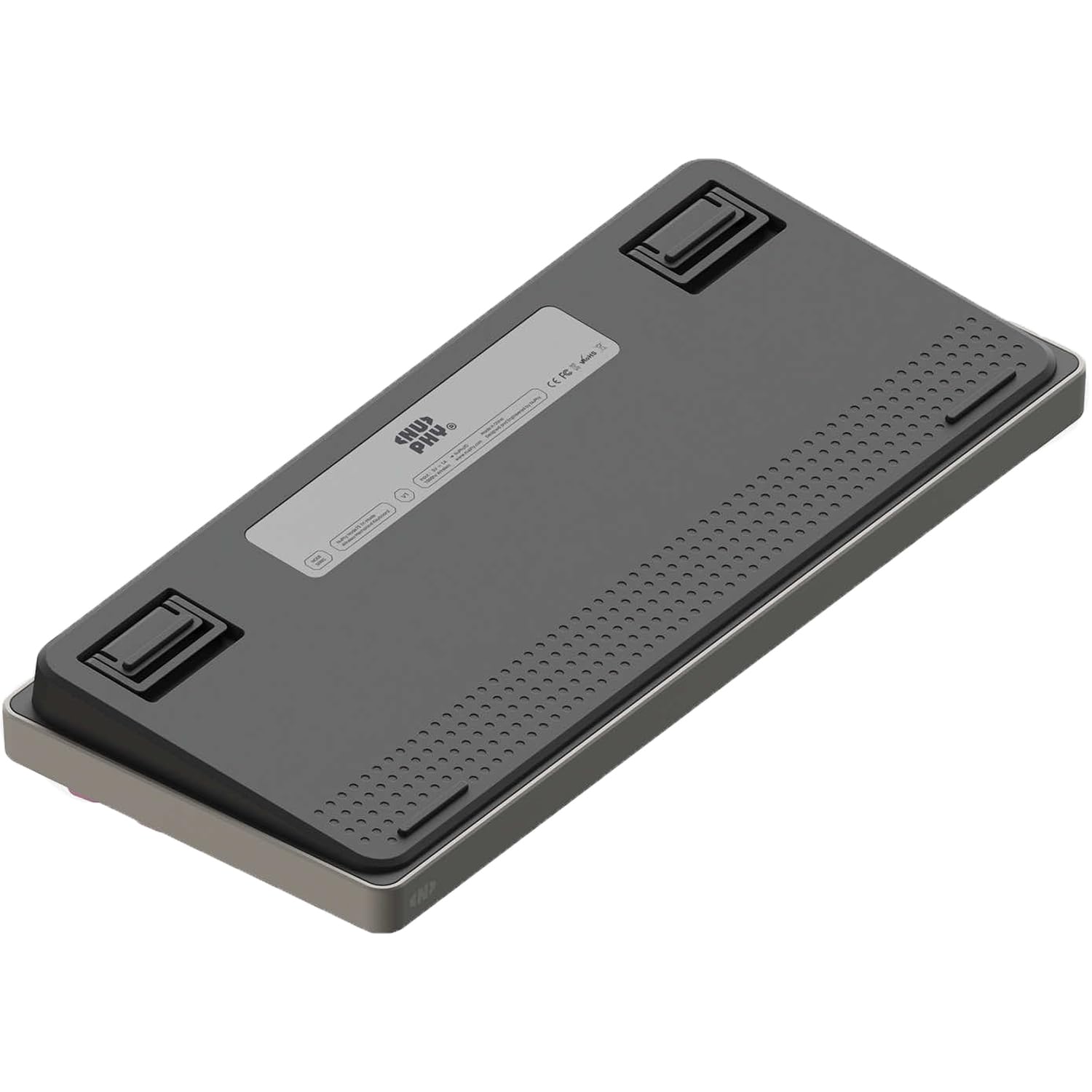 NuPhy Node75 Tastiera meccanica wireless, tastiera personalizzata hot swappable del 75%, tastiera da 82 tasti per computer e gaming, supporta gesti touch, copritasti PBT, retroilluminazione RGB