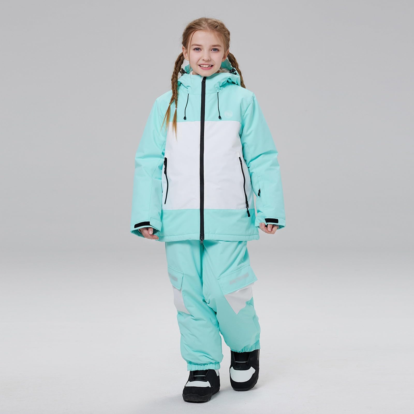 Traje de nieve para niños y niñas, ropa de esquí para deportes de invierno, actividades al aire libre con rendimiento térmico