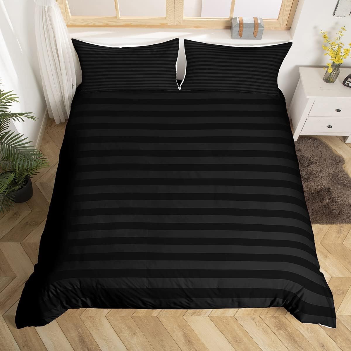 Housse de couette 280x240 premium à imprimé 3D et finitions zippées durables