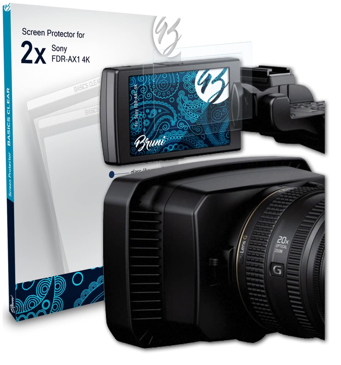 Bruni Screen Protector Compatible With Sony XAV-AX7000 - View #2