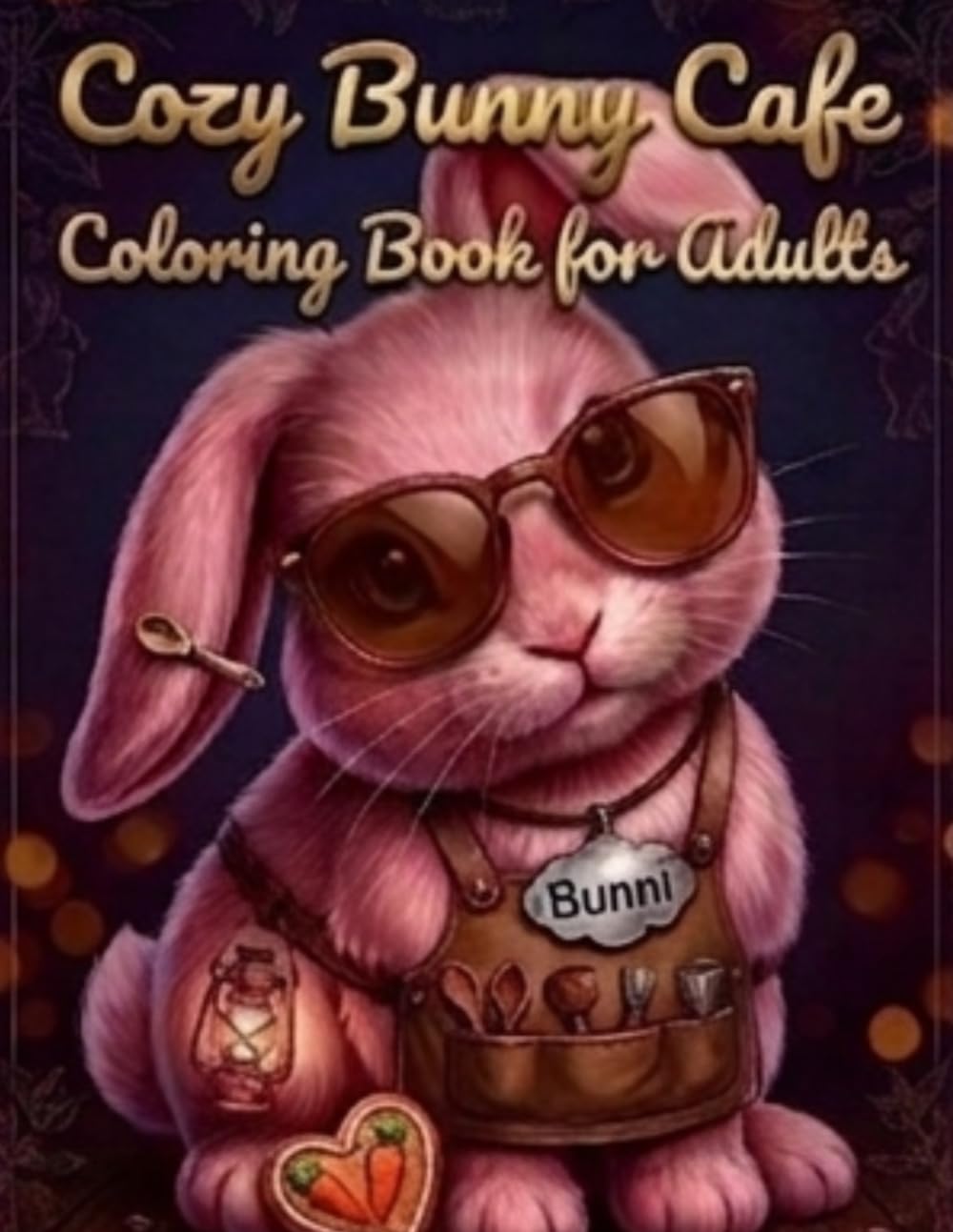 Cozy Bunny Cafe: Coloring Book for Adults (Cozy Animal Café Series)