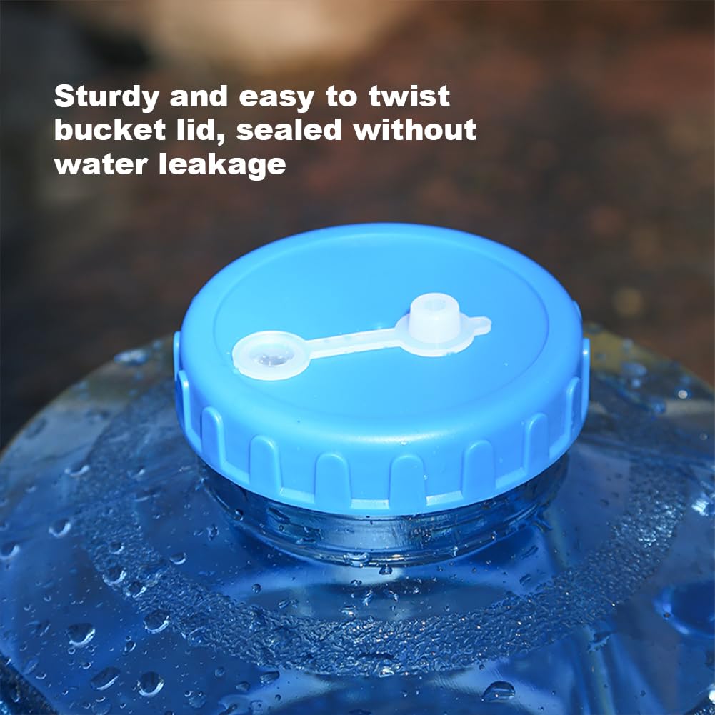 Starnearby Bidon d'eau avec Robinet 6L-18L, Réservoir d'eau Potable, Jerrican Alimentaire Camping, Conteneur d'eau sans BPA avec Brosse pour Camping, Randonnée, Barbecue, Pêche