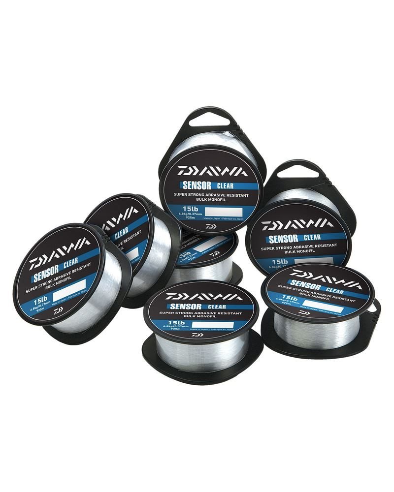 Daiwa Sensor Clear Monofil 300m Spool - 6lbs/0.24mm