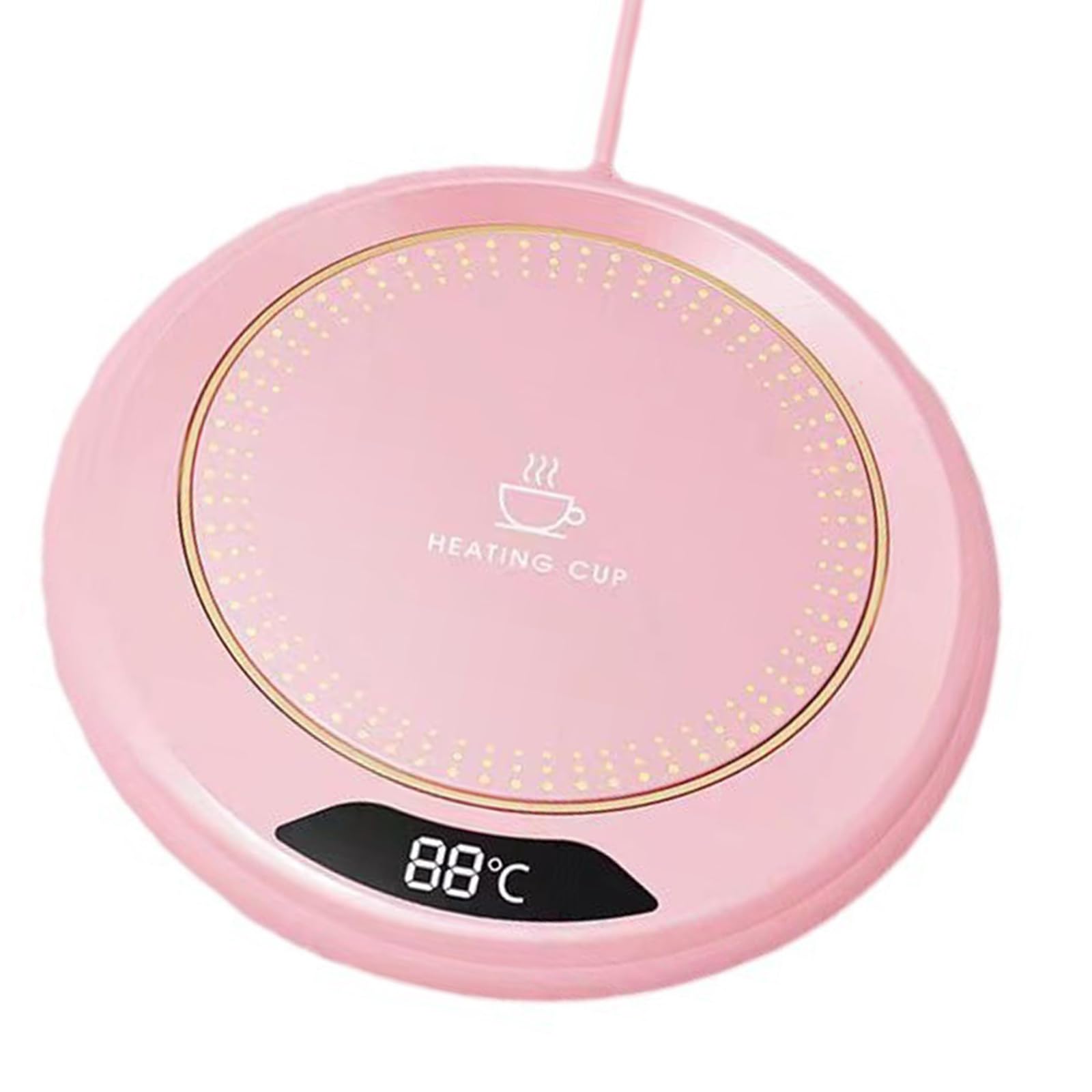 Mekalero Heating Coasters Cups Mats USB Powered Temperature Control Coasters 3 Speed Heating Cup Pads for Cup Heated
