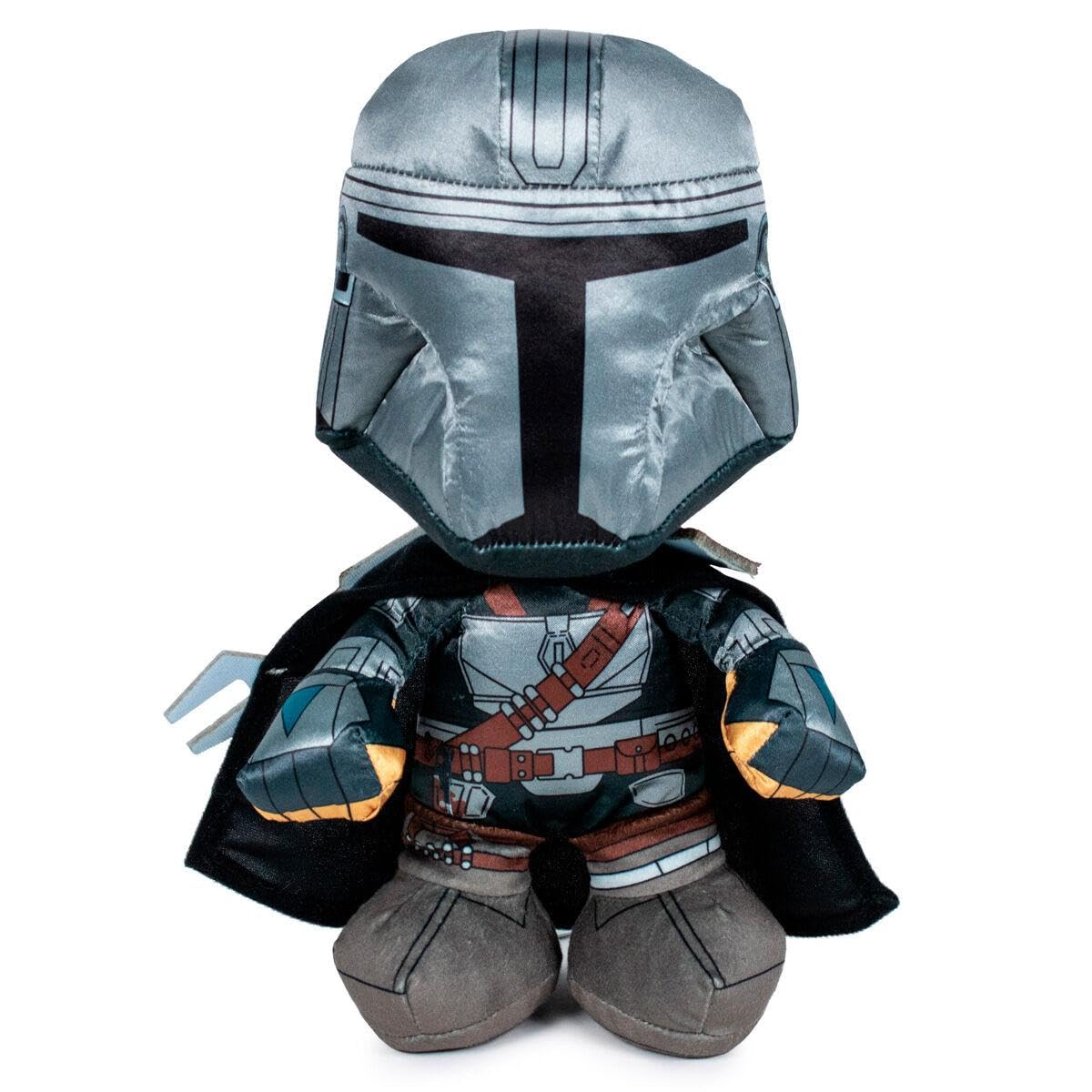 Play By Play Mehrfarbig Krieger Mandalorian Star Wars Plüschtier, 25 Cm