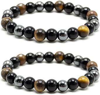 Bracelet Oeil de Tigre - Hématite Facettée - SY'LUNE