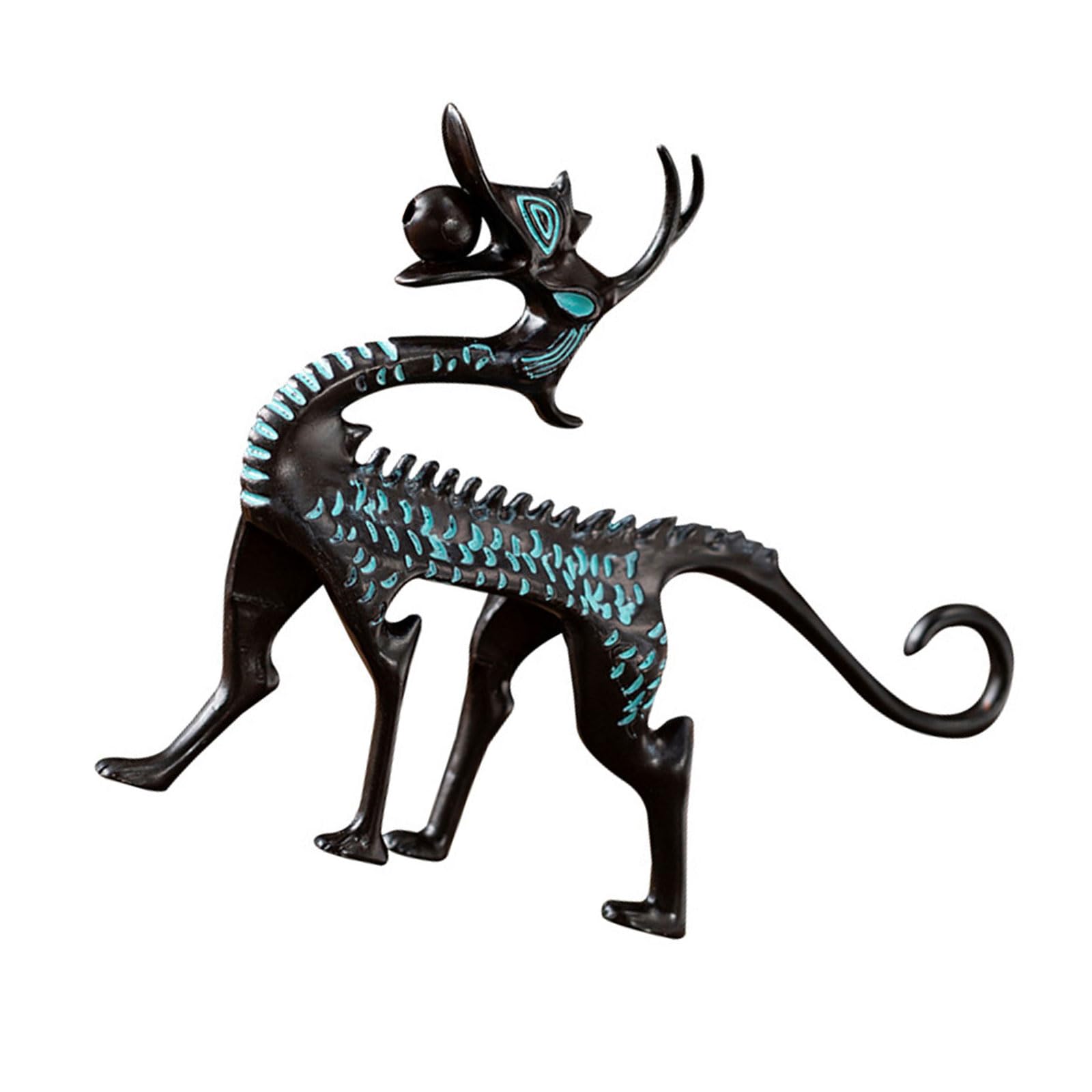 YTtkku Dragon Incenses Burners Stick with Antique Finish Handcrafted Cultural Art Piece for Home Decoration Incenses Stick Holder