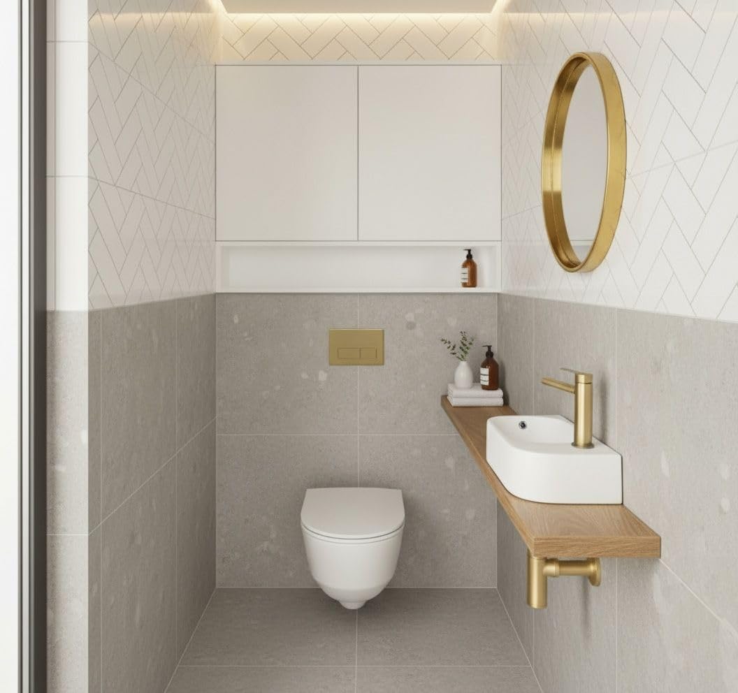 Lavabo Sobre Encimera Rea Odetta White 51X25X11,5Cm