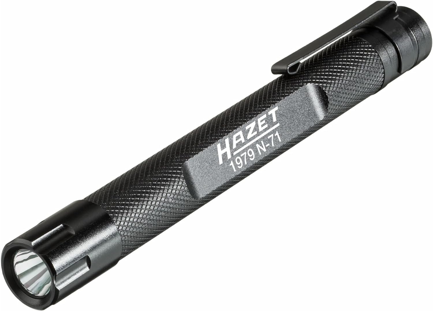 Linterna HAZET 1979N-71 I Para la iluminación de zonas de trabajo oscuras en la industria, el taller, el hobby o el hogar I 100 % más para un alcance luminoso de hasta 75 m