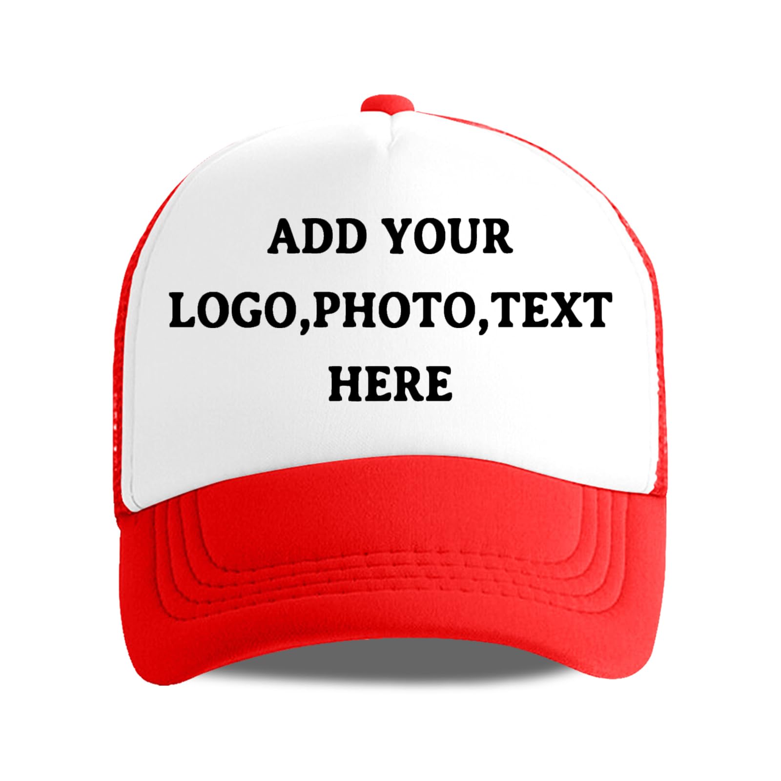 Custom Hat Bulk Design Your Own Custom Trucker Hat Bulk for Family Photo,Business Logo,Team Text,Party Activity