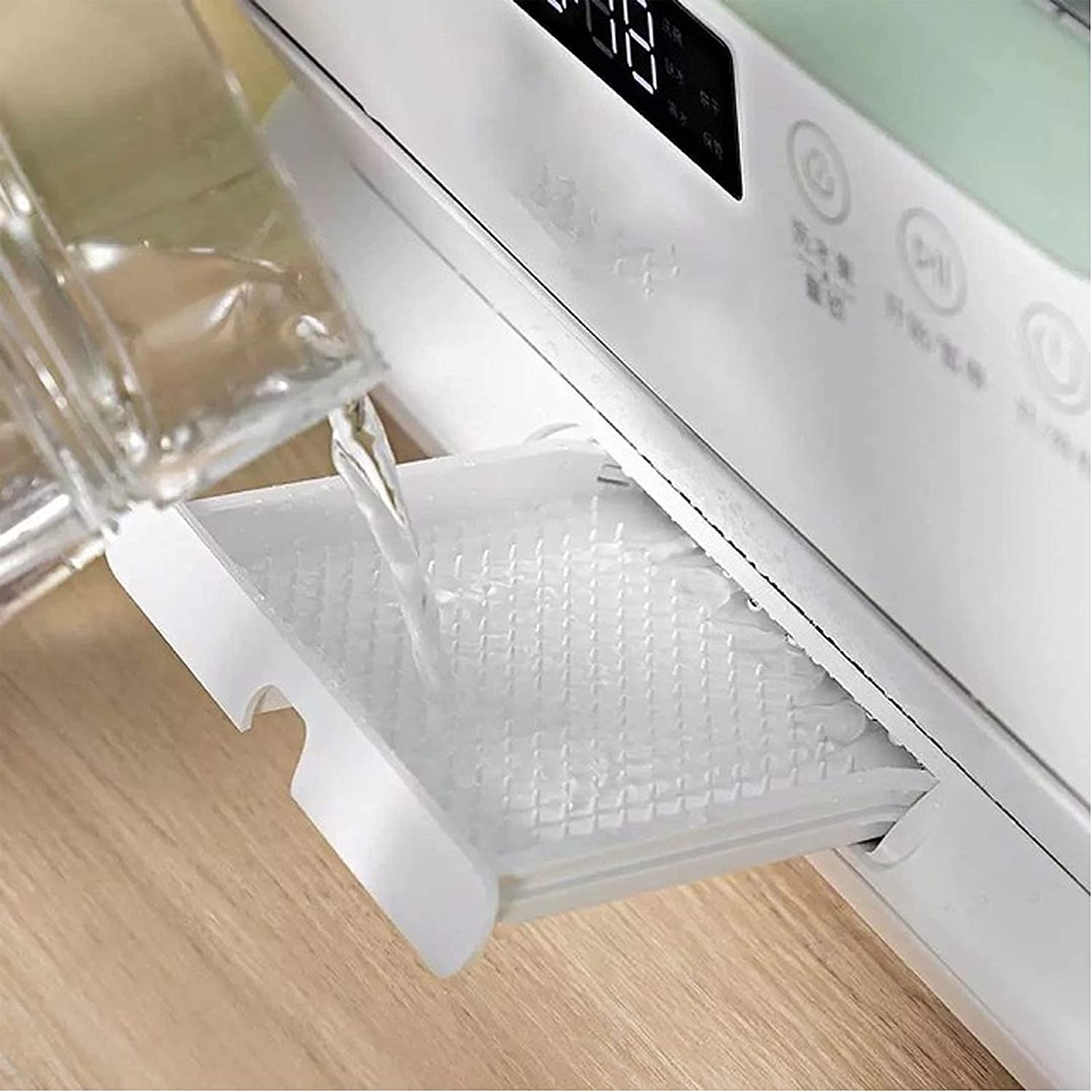 Lavaplatos Totalmente automáticos, Secado Inteligente Independiente, con ajustes de 5 Posiciones, Control táctil LED, Incluido el Adaptador de grifos