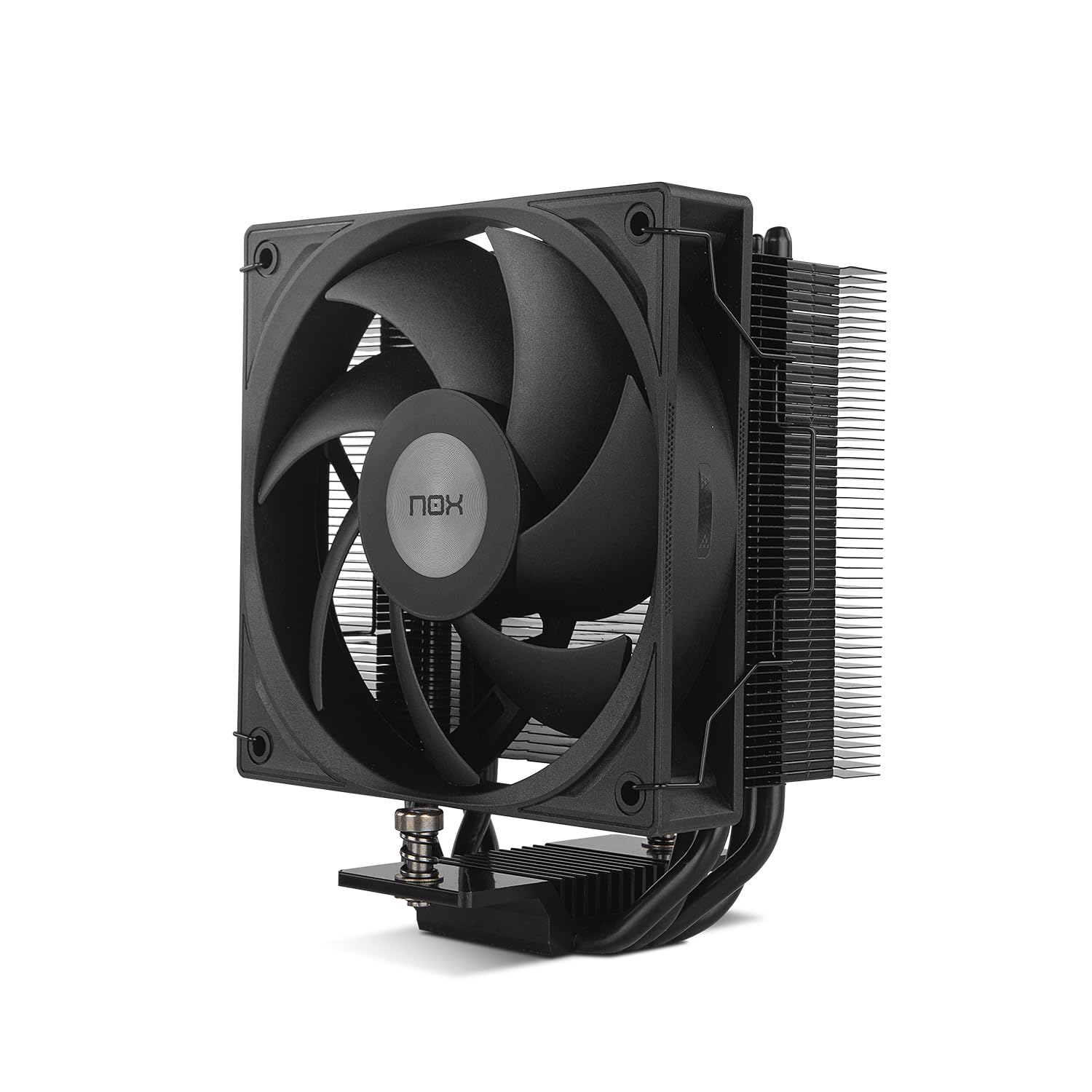 NOX XTREME PRODUCTS HUMMER R-400 Black - Air-cooled CPU heat plate, 120mm PWM fan, TDP 235W, 4 heatpipes, Intel/AMD compatible, Silent and efficient, Black