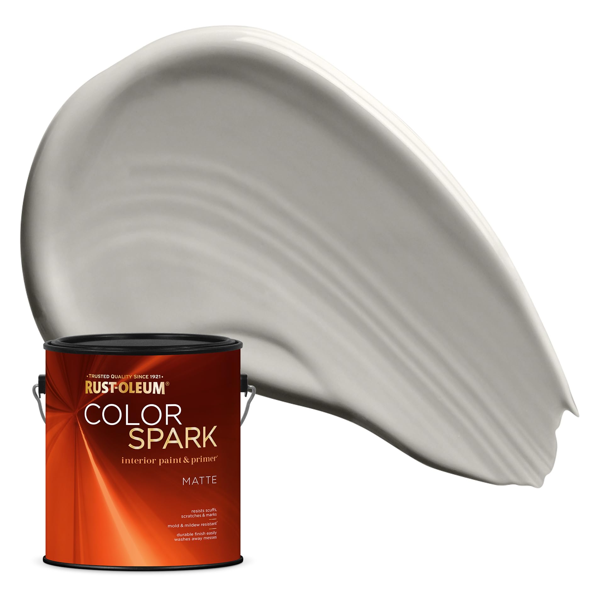 Rust-Oleum Color Spark Paint &amp; Primer, Cement, Matte
