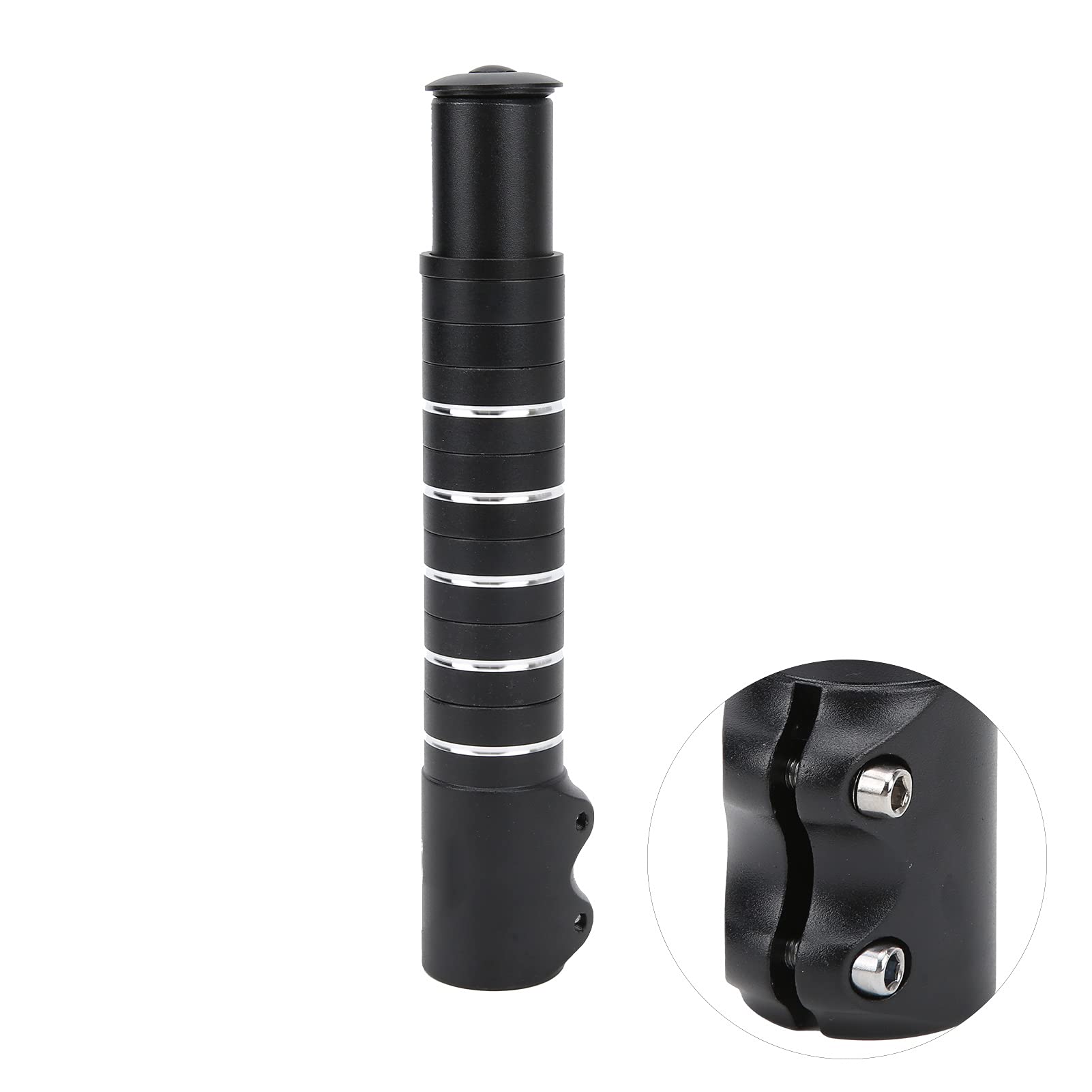 RiToEasysports Estensione dello Stelo della Forcella della Bicicletta Regolabile in Lega di Alluminio per Riser per Manubrio per Mountain Bike(210 mm)