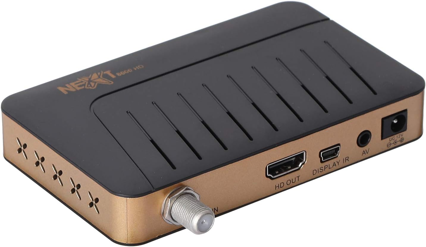 Ngemuva view of NEXT 8000 receiver showing connection ports