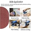 5 inch Sanding Discs Hook and Loop with 90PCS Sandpaper, Soft Foam Buffering Pads, Drill Sanding Attachment, 80/120/180/240/320/400/600/800/1000 Grits Sandpaper for Wood Metal Car Polishing