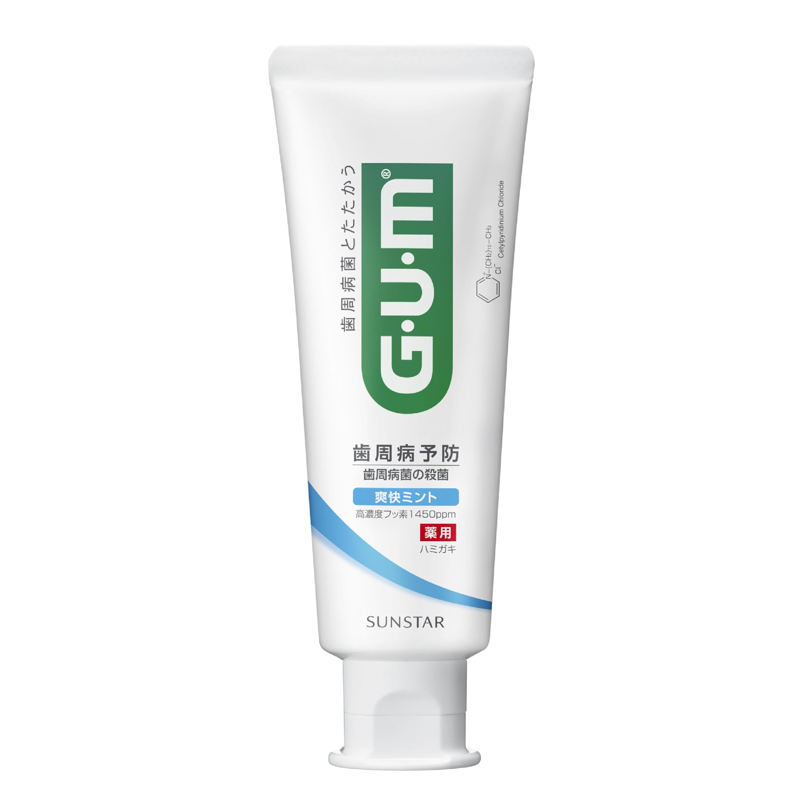 GUM(ガム)・デンタルペースト薬用 爽快タイプ スタンディング 120g 【医薬部外品】