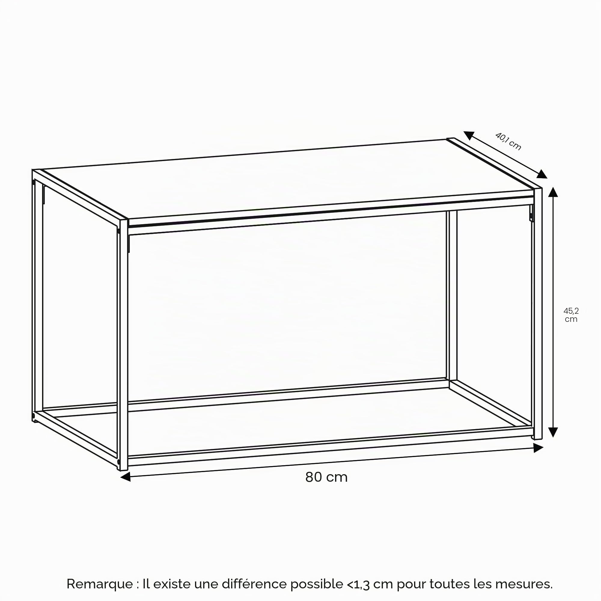Furinno Camnus Table Basse Modern Living, Noyer Columbia, One Size
