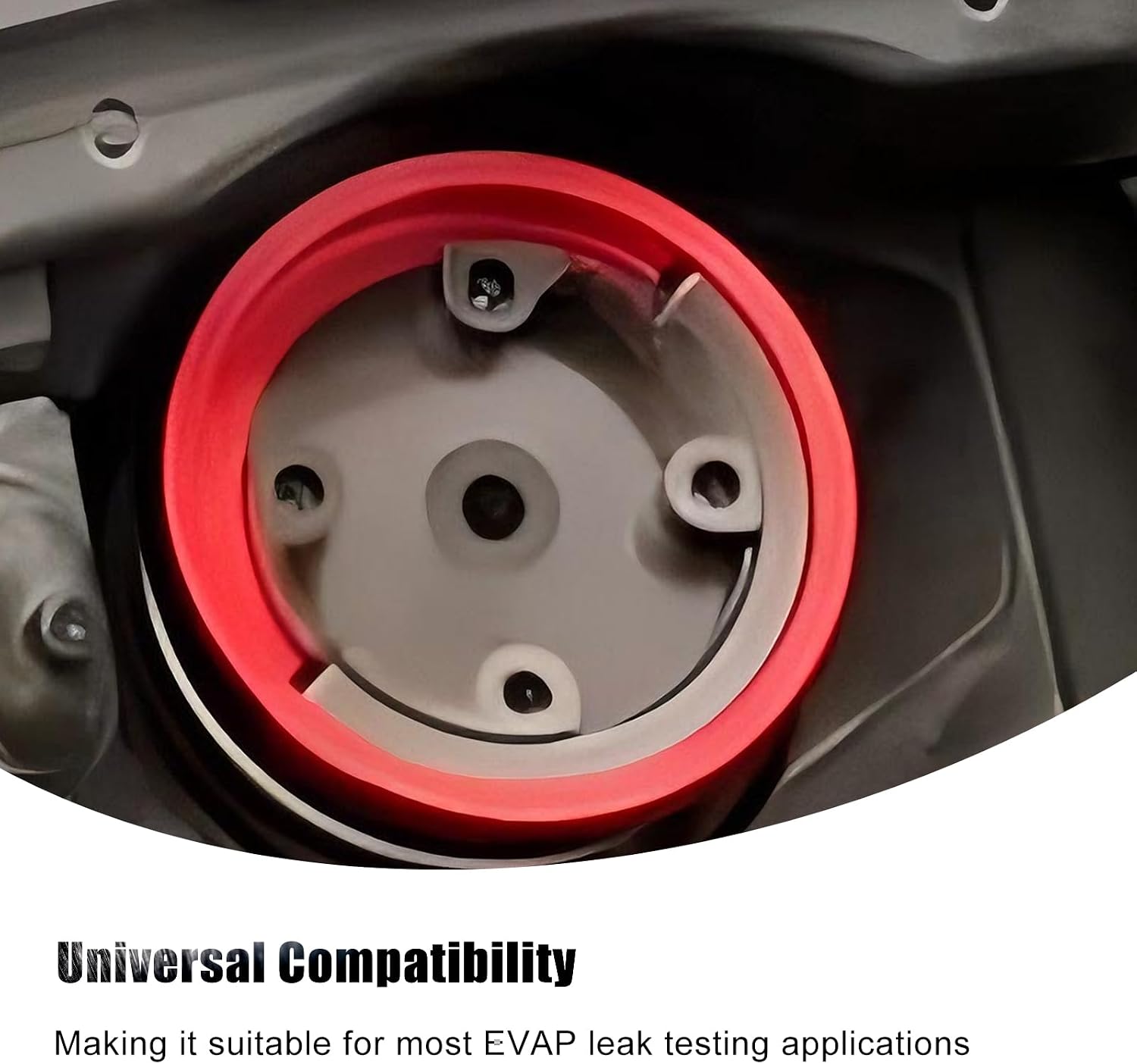 RYANSTAR RACING Universal Gas Cap Adapter for EVAP Smoke Machine Leak Test Fuel Cap Bypass Cylinder Included Leak-Proof Design for Accurate EVAP System Testing