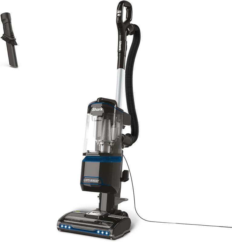 Shark Corded Upright Vacuum Cleaner 1.1L, Blue/Black, NV602UK