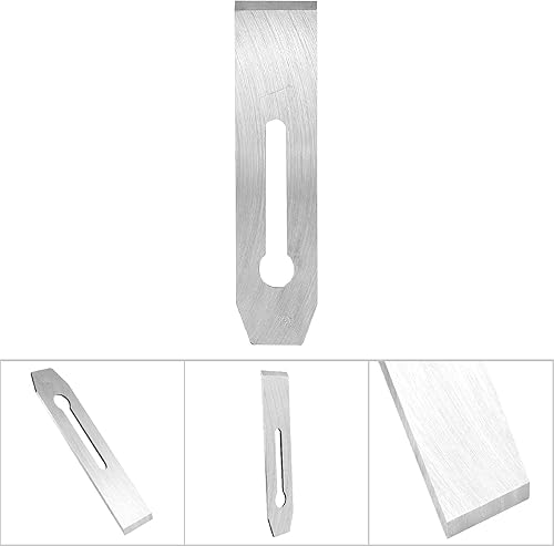 Miniatura 7 de Hilitand HSS - Hoja de cepilladora manual para carpintería, cepilladora manual de acero de alta velocidad, herramienta de carpintería con hoja