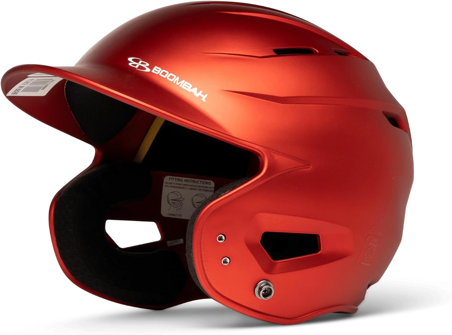 Boombah DEFCON Baseball/Softball Helmet Sleek Profile Anodized Matte Solid - Multiple Color Options - 2 Sizes