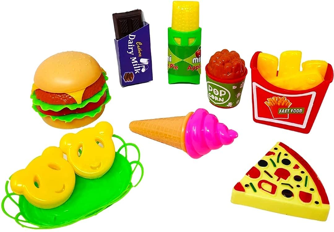 HOUSEHOLD CULTURE Pizza Party Fast Food Pretend Cooking & Cutting Play Set Toy for Kids (Pizza 2) (B0C2Z8QGHL) Amazon Price History, Amazon Price Tracker