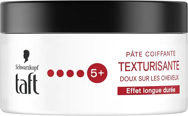 Cire à cheveux Taft Pâte Carbone Texturisante - Fixation Très Forte 100 ml