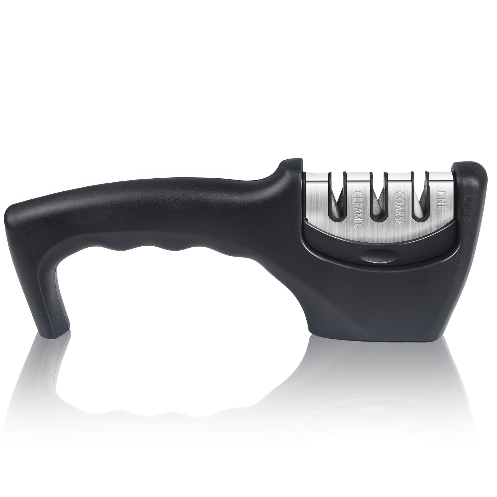 Kazigak Knife Sharpener, Blade Sharpener, 3-Stage Manual Knife Sharpener For Polishing, Sharpening And Repairing Kitchen Knives, Kitchen Knife Accessories For Kitchen Knives