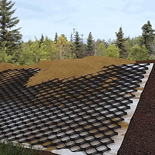 Grille de stabilisation de sol carrossable pour parking et mur