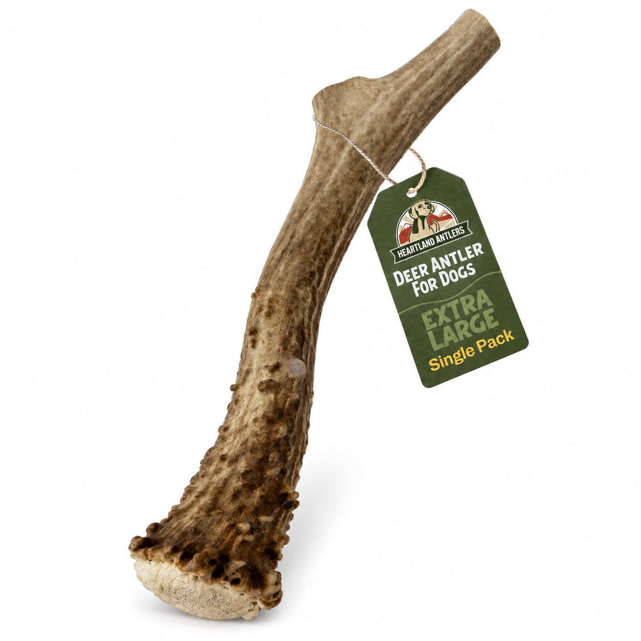 Heartland Antlers Deer Antler Dog Chew, XL 8-10 in, 65-85 lb Dogs