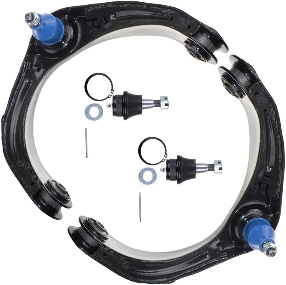 SCITOO 4pcs Suspension Kit Fit 2006 2007 2008 For Dodge Ram 1500 - Upper Control Arm, Lower Ball Joint