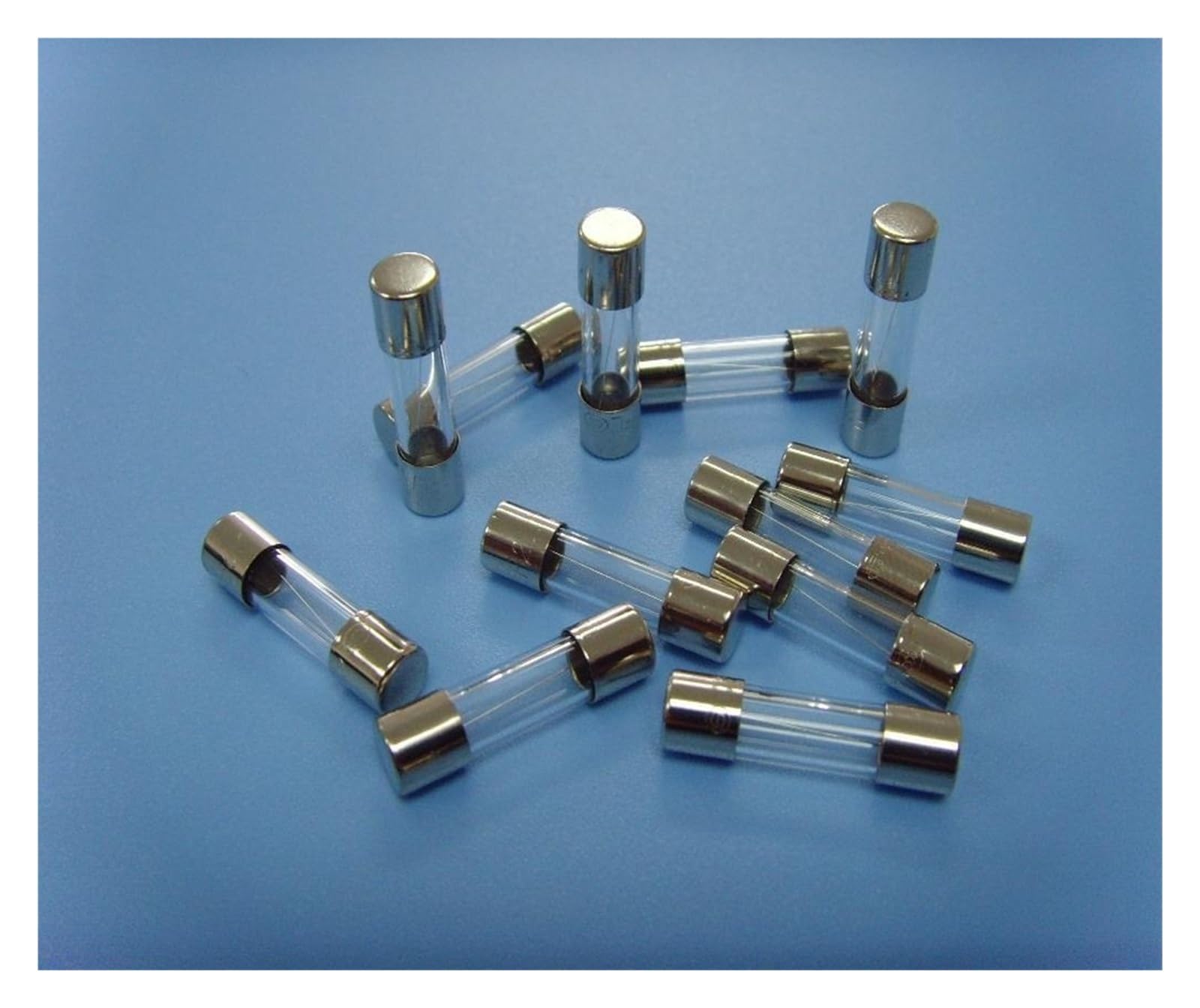 Fusible de cristal T5A 250V de 5x20mm repuesto para multímetro 2