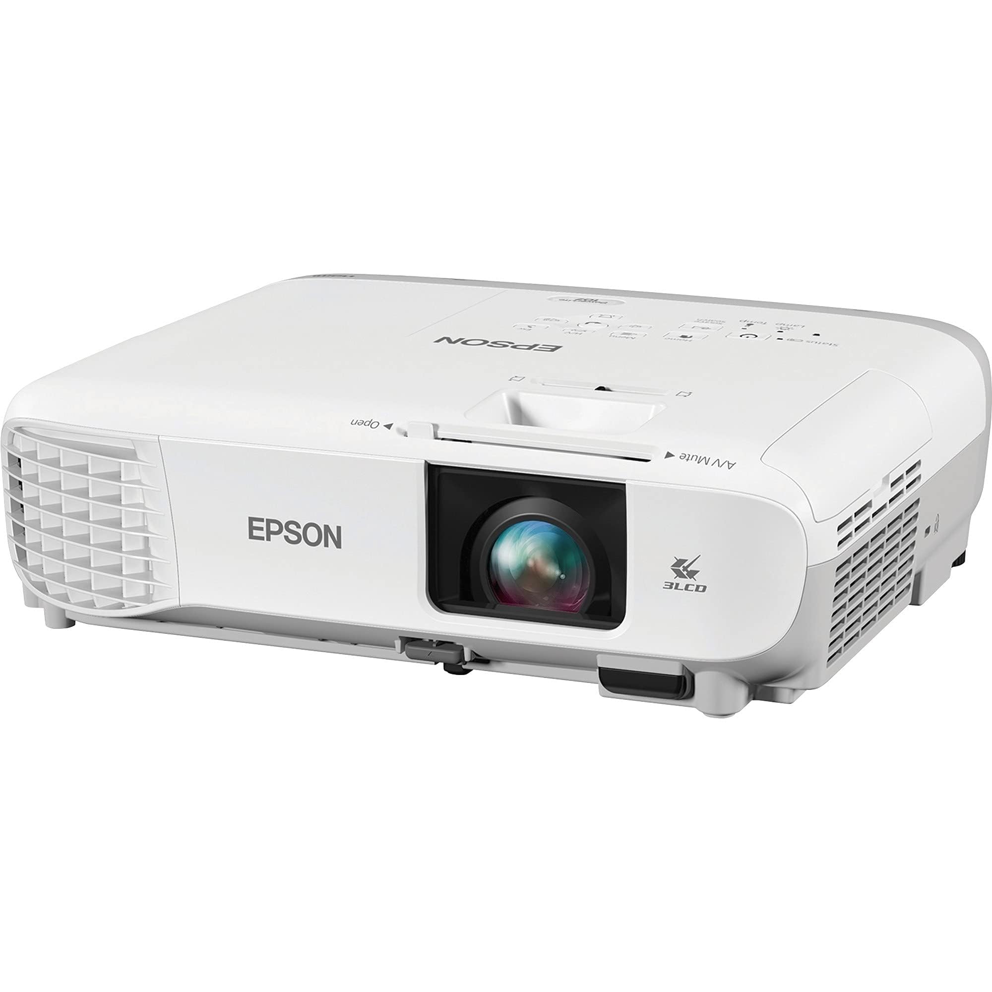 Amazon.com: Epson PowerLite 107 LCD Projector - White, Gray