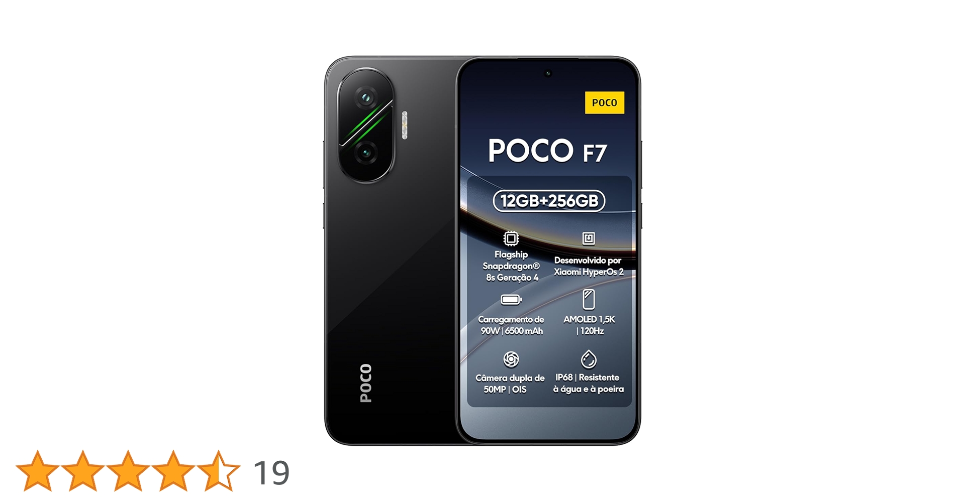 Xiaomi Poco F7 5G 256GB/12GB Dual SIM Black : Amazon.com.au