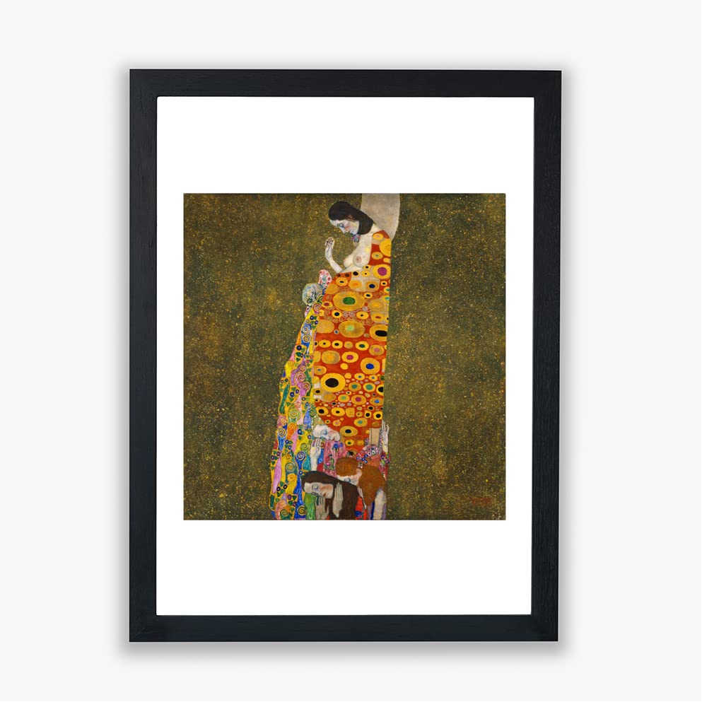 Gustav Klimt Hope II décoration d'intérieur poster encadré petit format