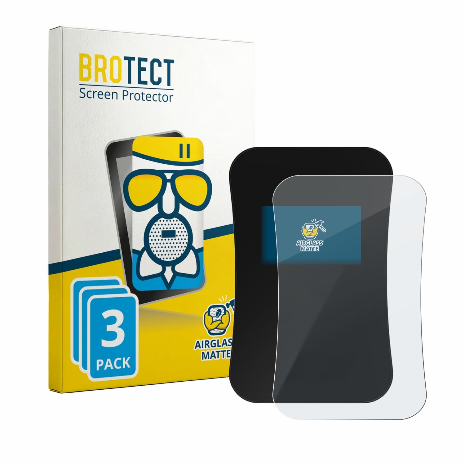 brotect Pellicola Vetro Opaca per DaheimLaden Touch Pro (3 Pezzi) Protezione Schermo [Anti-Riflesso, Durezza 9H]