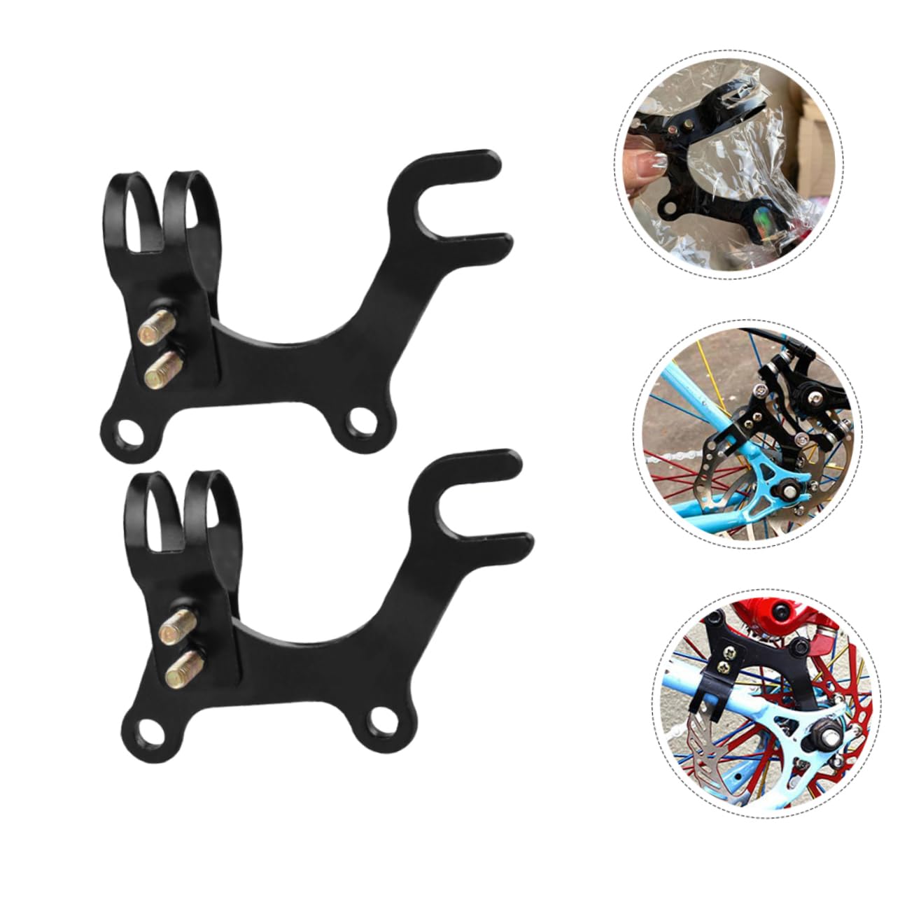 SOIMISS Einstellbare Bremsadapter Für Fahrräder Disc Brake Umrüstungsbrackets Für Gewöhnliche Fahrräder Zu Installieren Langlebigem
