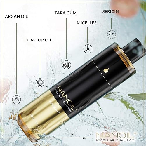 Miniatura 3 de Champú Micelar Argán 10.1 fl oz - Champú Micelar Rico en Aceite de Argán, Protección y Suavidad, Efecto Fortalecedor, Condición Perfecta del Cabello