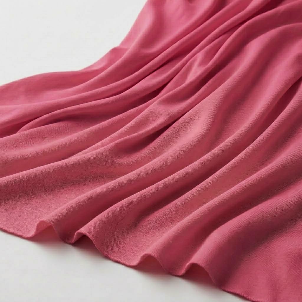 Soimoi Tela de punto de algodón con elasticidad en 4 direcciones, 5 yardas, 70 pulgadas de ancho, 240 g/m², suave y transpirable, 96% algodón, 4% elastano, ideal para camisetas