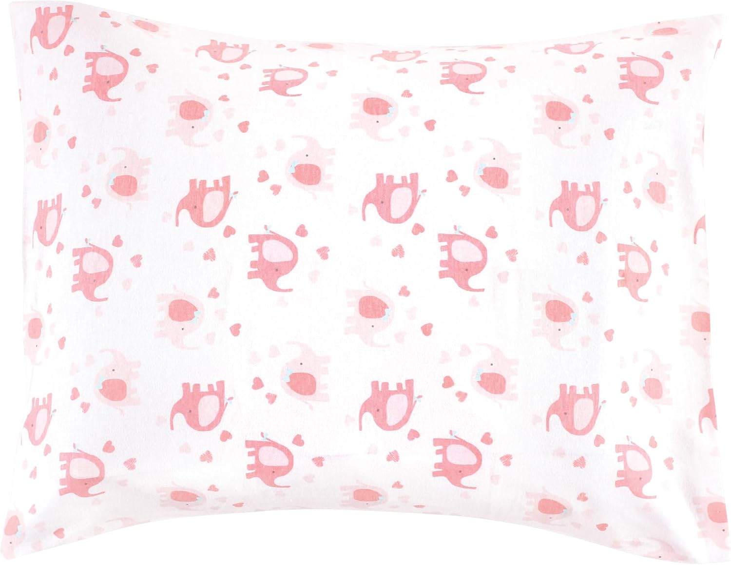 Luvable Friends Unisex Baby Envelope Toddler Pillow Cases, Girl Basic Elephant, One Size