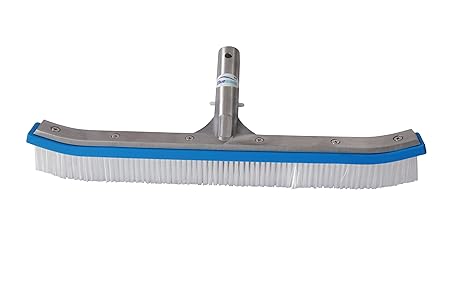BlueWave 18 Inch Aluminum Wall Brush Polyester Wet and Dry Brush (Blue, Silver)