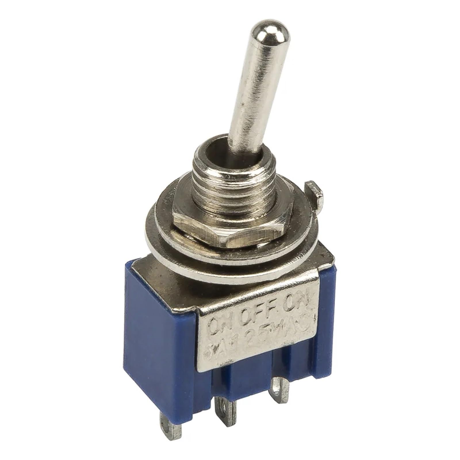 Lote de 100 interruptores de Palanca MTS-103 de 6 mm de diámetro y 3 Pines, SPDT, de 3 Posiciones, con Interruptor de Palanca ON-Off-ON.