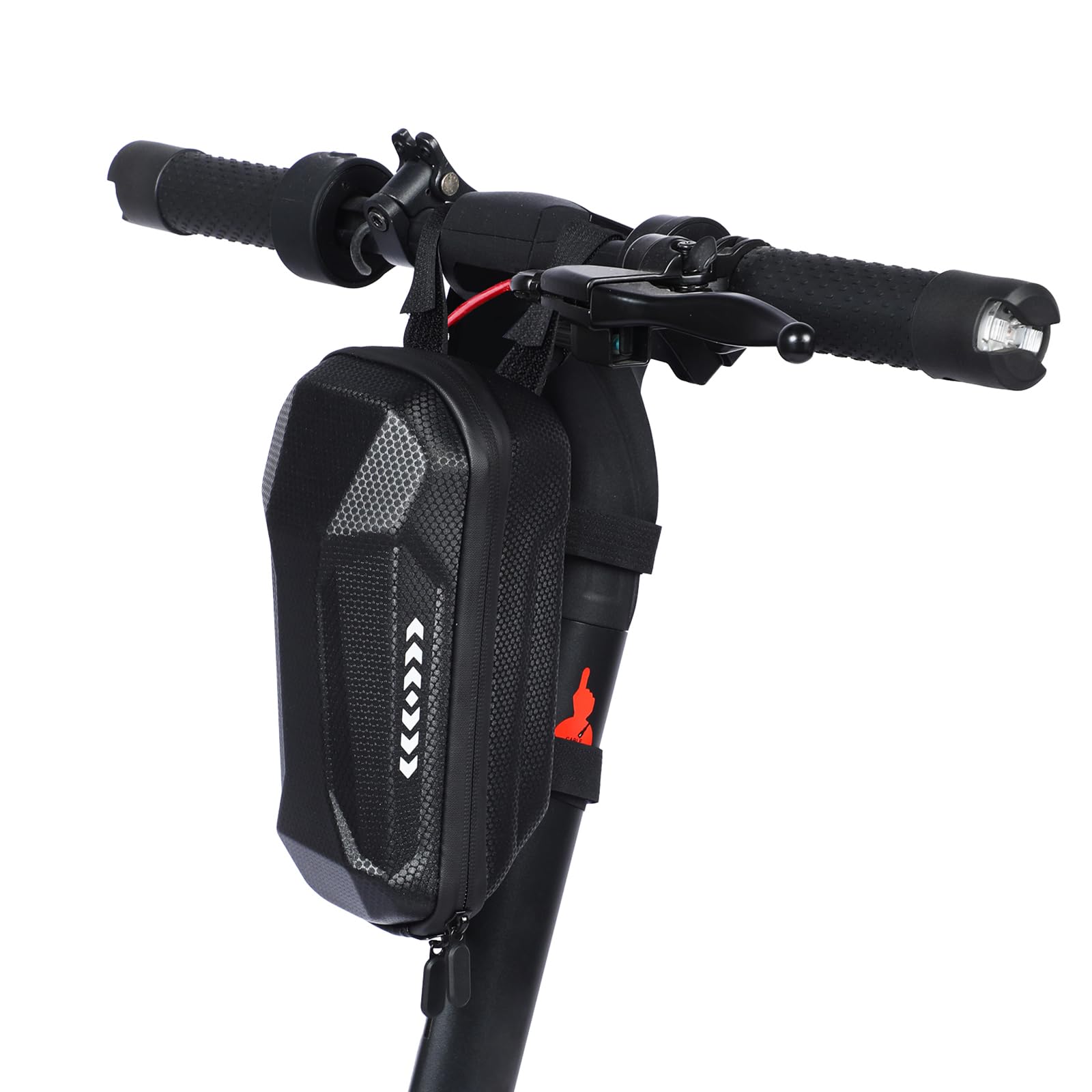 dElettricoe Scooter Monopattino Handlebar Bag, 2 L, Waterproof, Large Opening, Shock Resistant, Phone Case and External Battery