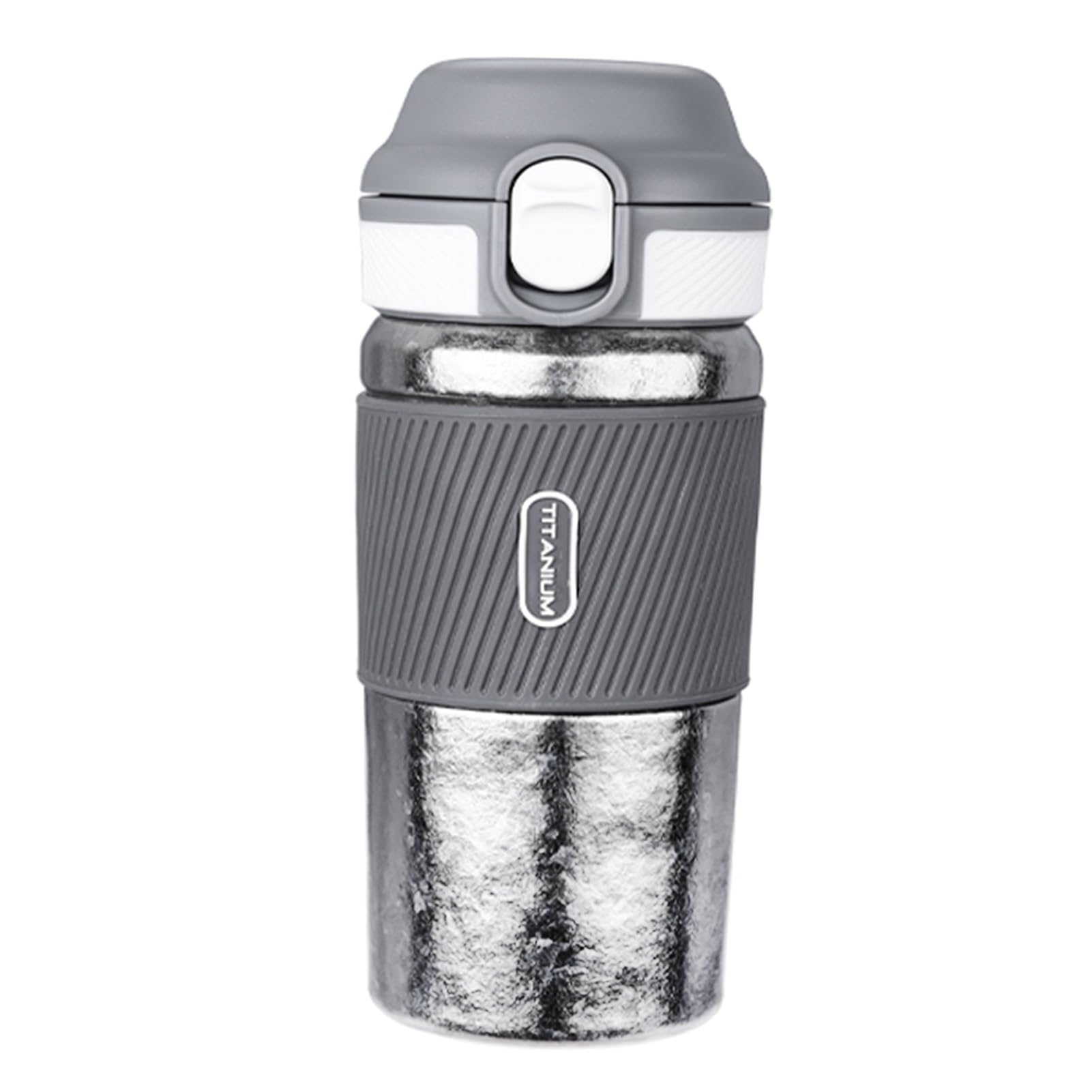 Bediffer Botella de Agua Deportiva Aislada, Taza de Titanio de 380 Ml